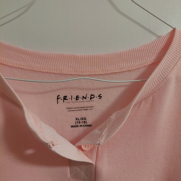 FRIENDS Pink Pajama Top - Picture 2 of 2